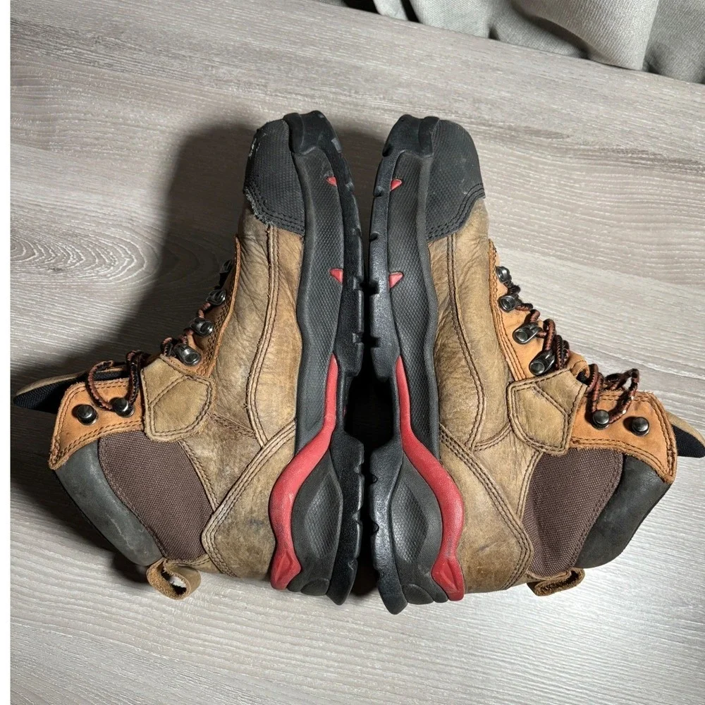 Red Wing Shoes Mens 8 D Leather Safety‎ Toe Work Boots Utility EH Industrial